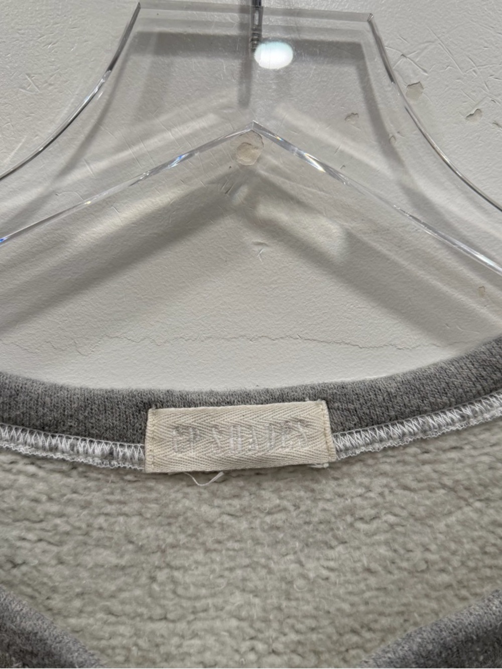 CP Shades Gray Cotton Fleece Lined Crew Neck Sweatshirt Cotton Medium *as is* - Picture 4 of 7